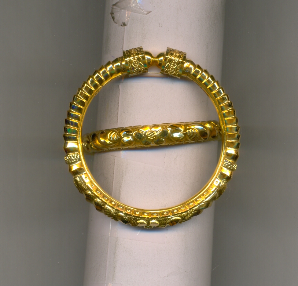 GOLD BANGLE PLAIN FANCY