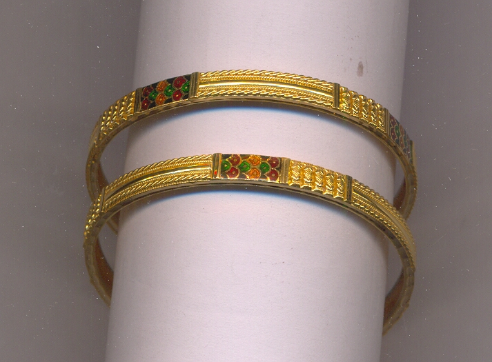 GOLD BANGLE PLAIN FANCY