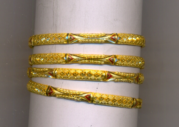 GOLD BANGLE PLAIN FANCY