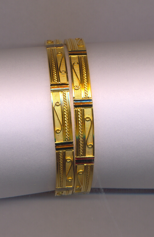 GOLD BANGLE PLAIN FANCY