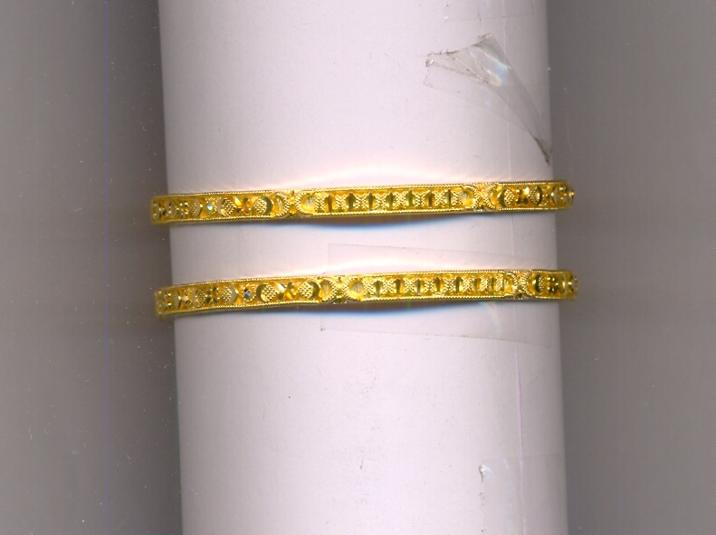 GOLD BANGLE PLAIN FANCY