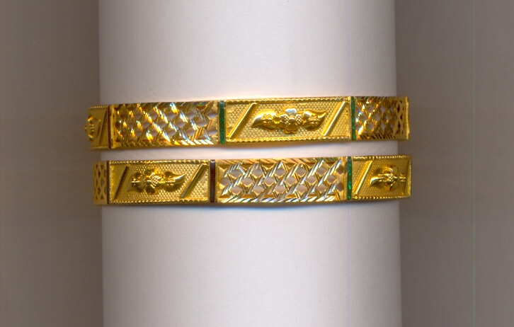 GOLD BANGLE PLAIN FANCY