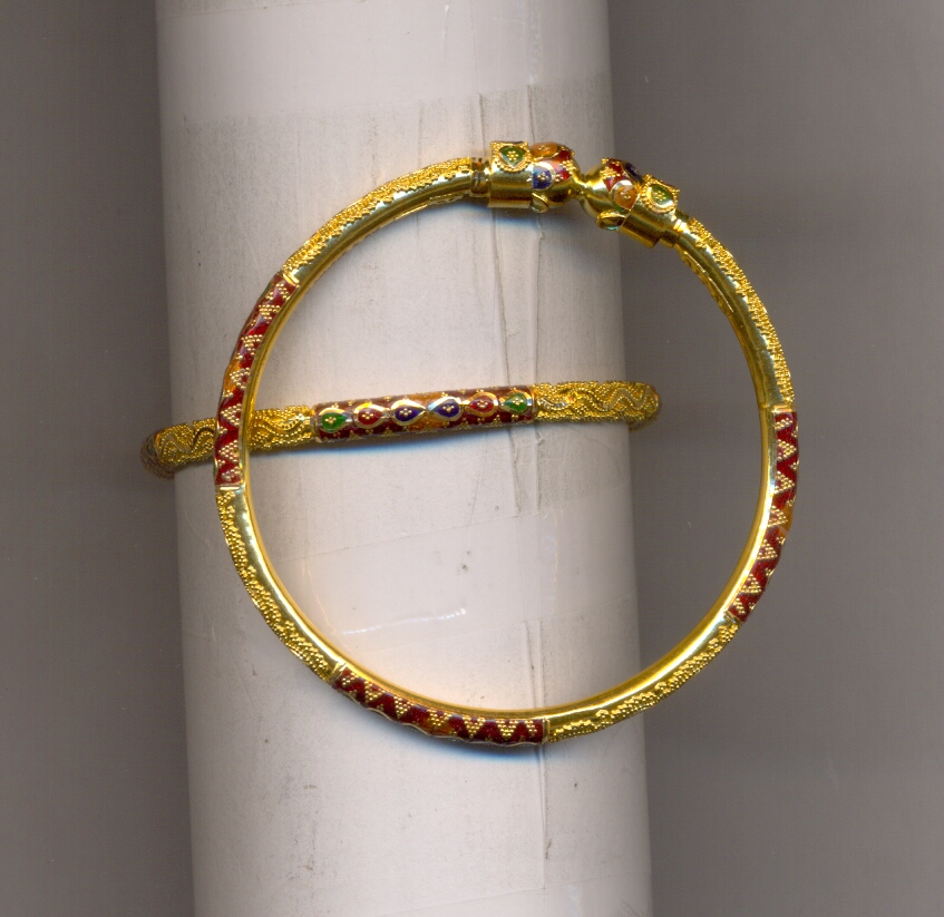 GOLD BANGLE PLAIN FANCY