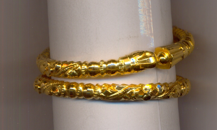 GOLD BANGLE PLAIN FANCY
