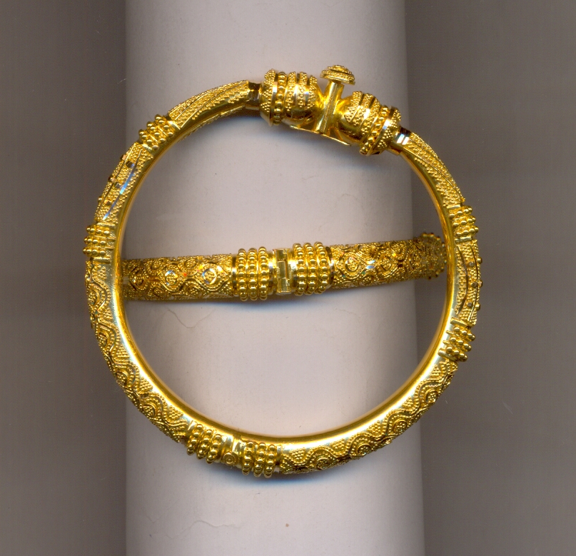 GOLD BANGLE PLAIN FANCY