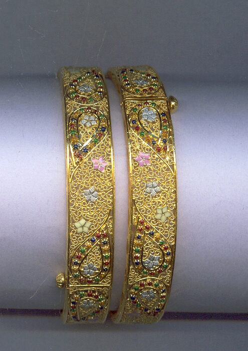 GOLD BANGLE PLAIN FANCY