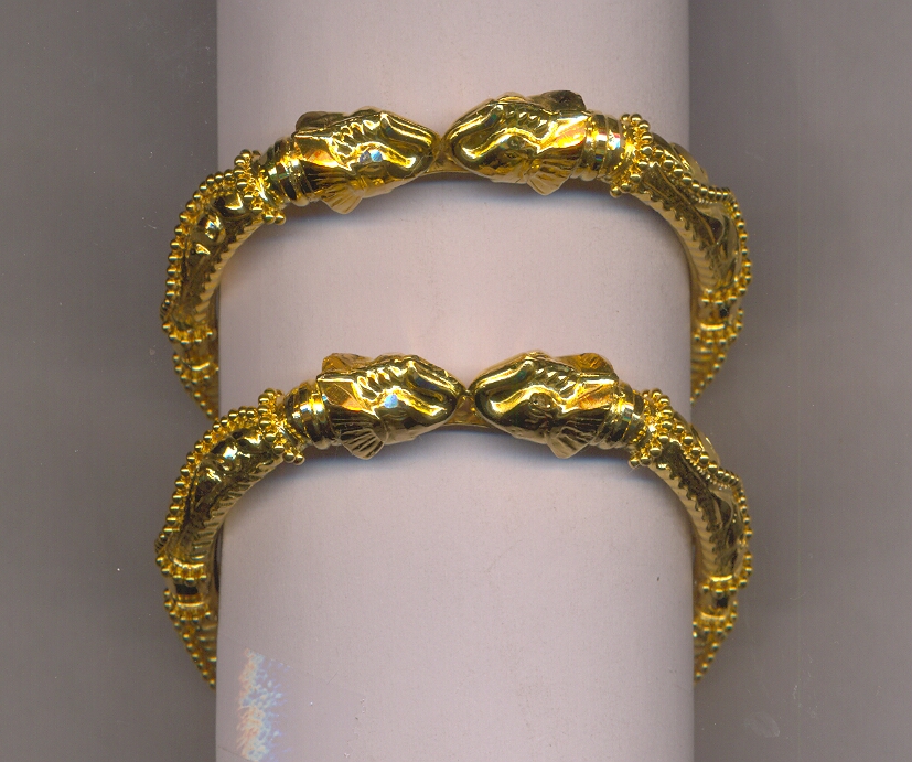 GOLD BANGLE PLAIN FANCY