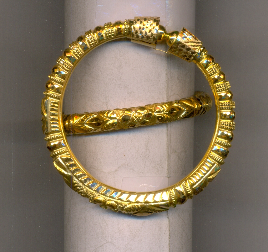 GOLD BANGLE PLAIN FANCY