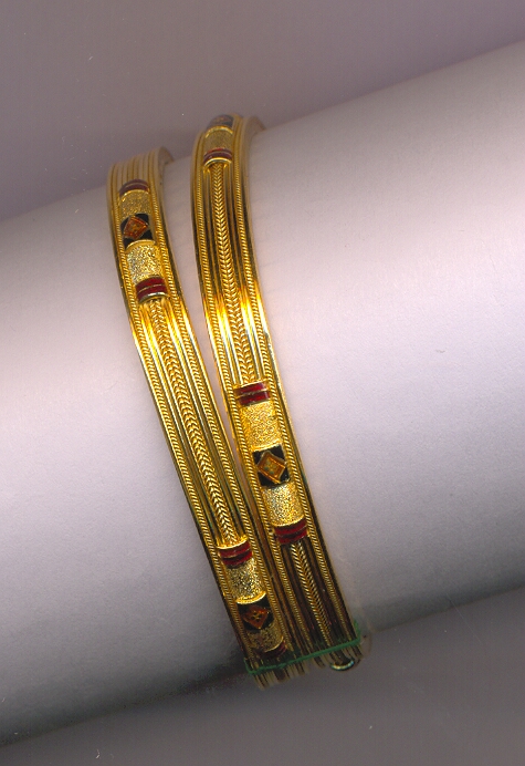 GOLD BANGLE PLAIN FANCY