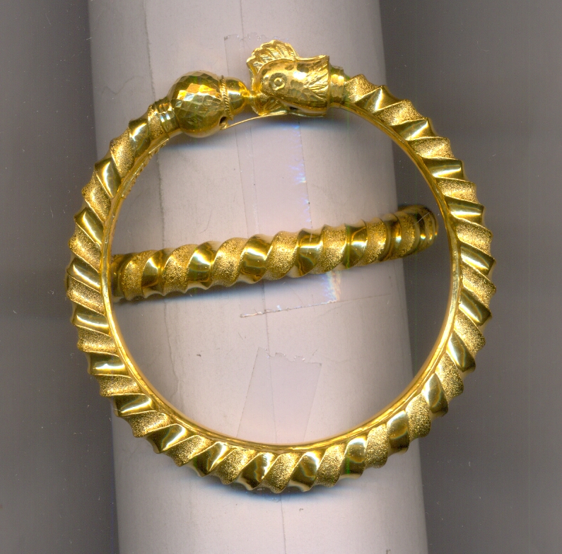 GOLD BANGLE PLAIN FANCY