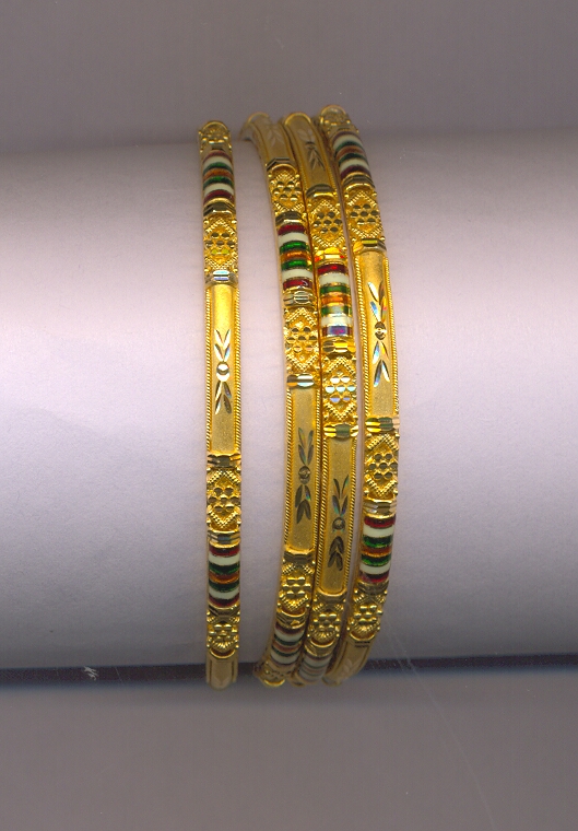 GOLD BANGLE PLAIN FANCY
