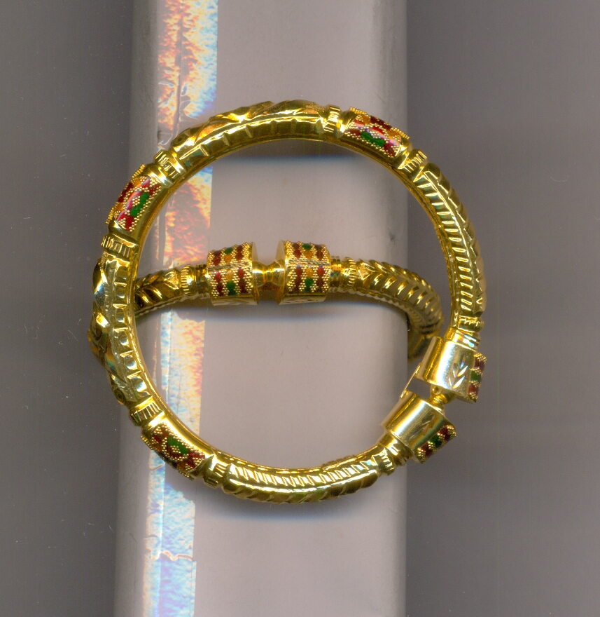 GOLD BANGLE PLAIN FANCY