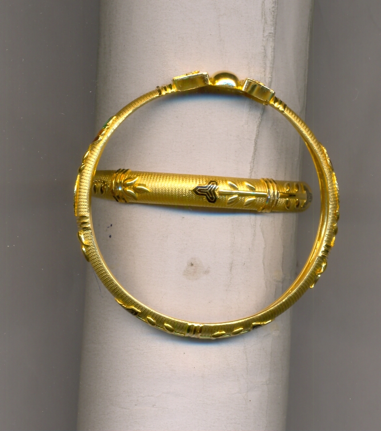 GOLD BANGLE PLAIN FANCY