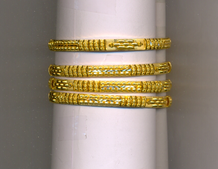 GOLD BANGLE PLAIN FANCY