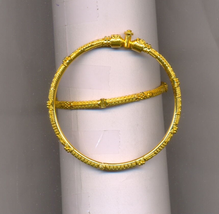 GOLD BANGLE PLAIN FANCY