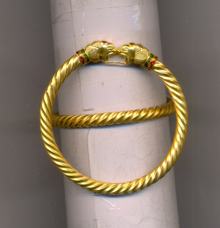 GOLD BANGLE PLAIN FANCY