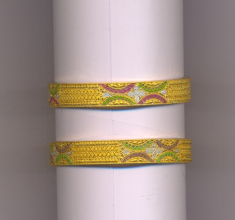 GOLD BANGLE PLAIN FANCY