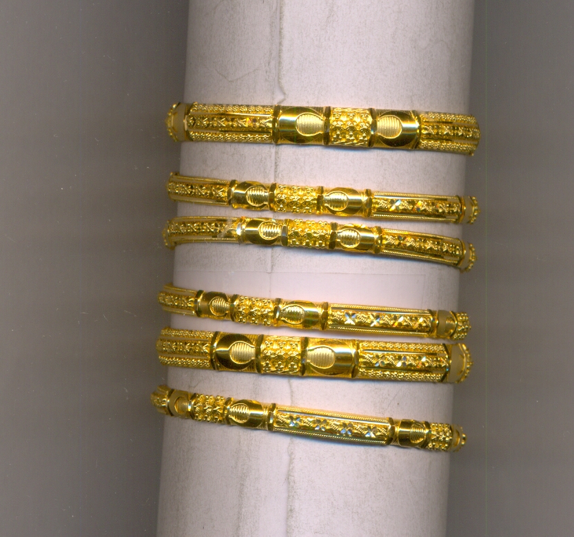 GOLD BANGLE PLAIN FANCY