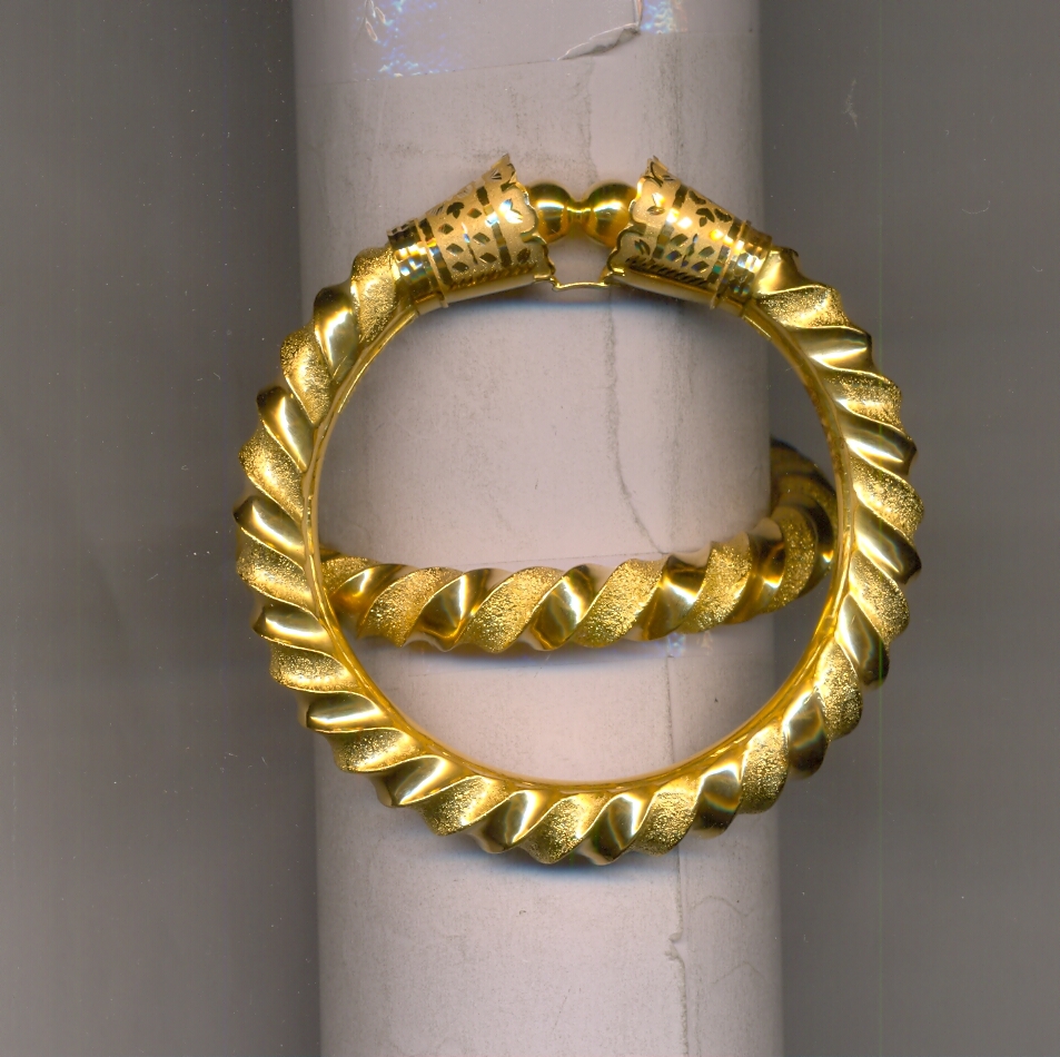 GOLD BANGLE PLAIN FANCY
