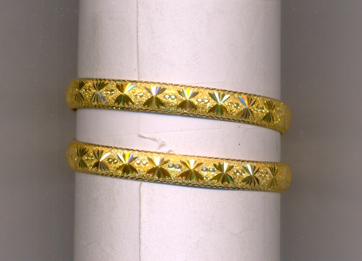GOLD BANGLE PLAIN FANCY