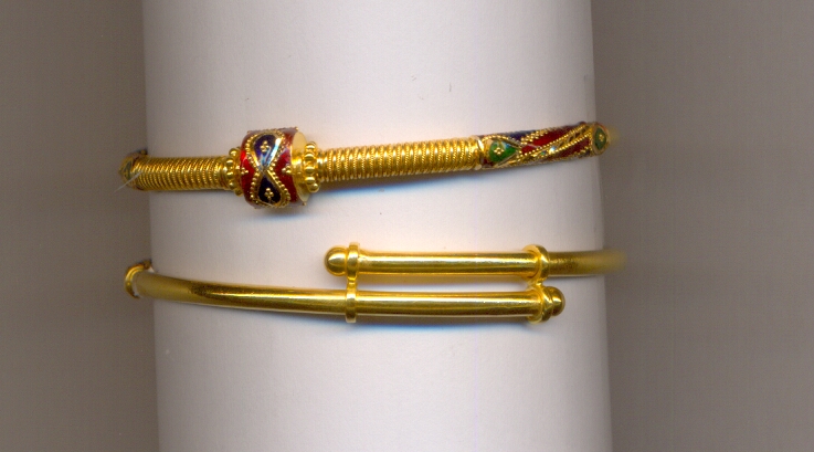 GOLD BANGLE PLAIN FANCY