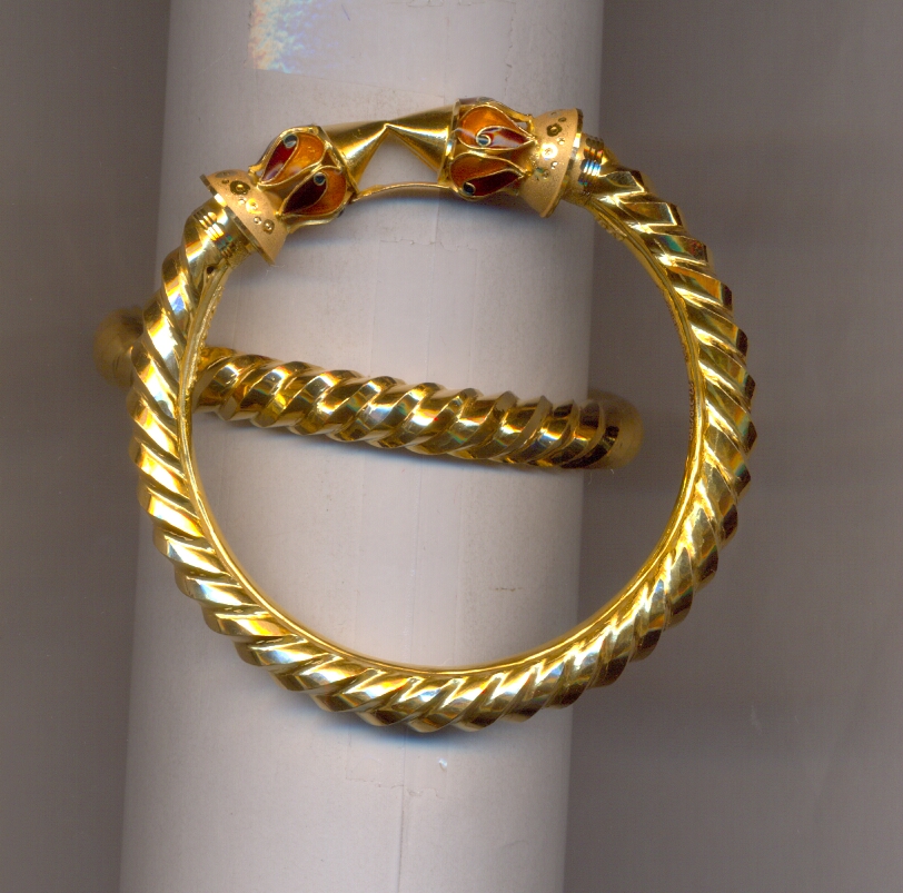 GOLD BANGLE PLAIN FANCY