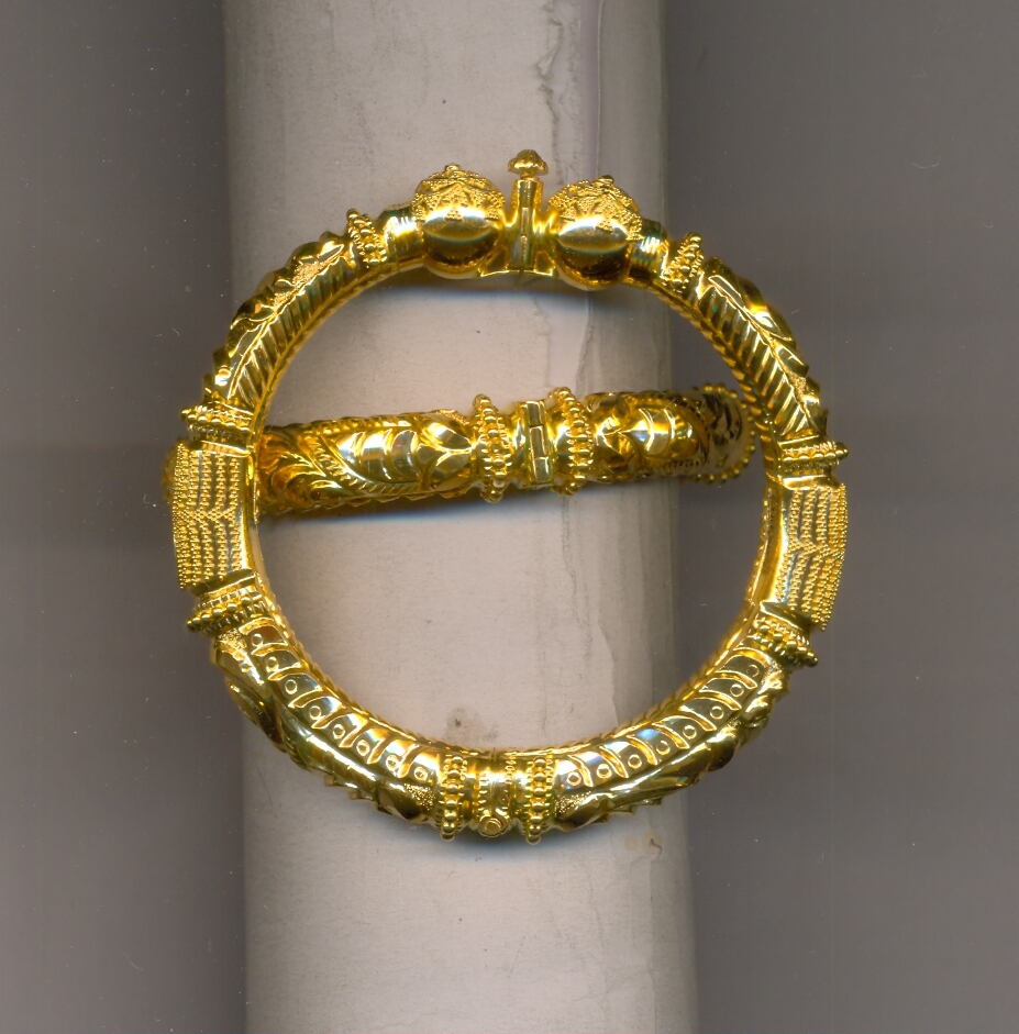 GOLD BANGLE PLAIN FANCY