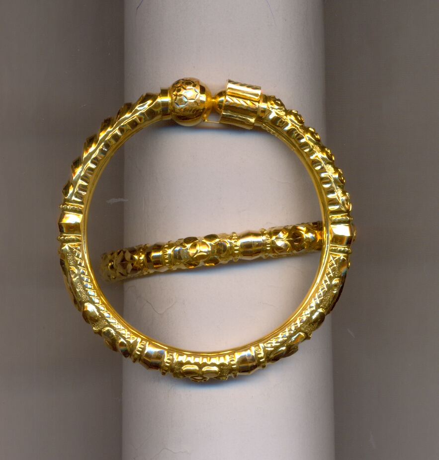 GOLD BANGLE PLAIN FANCY