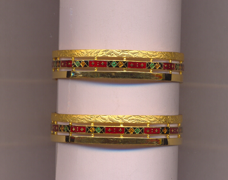 GOLD BANGLE PLAIN FANCY