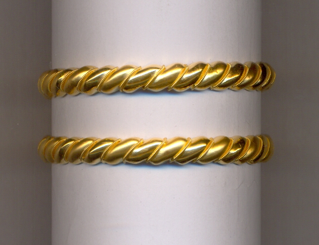 GOLD BANGLE PLAIN FANCY