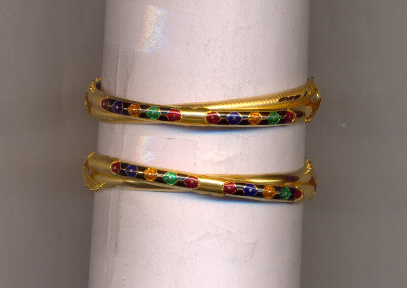 GOLD BANGLE PLAIN FANCY