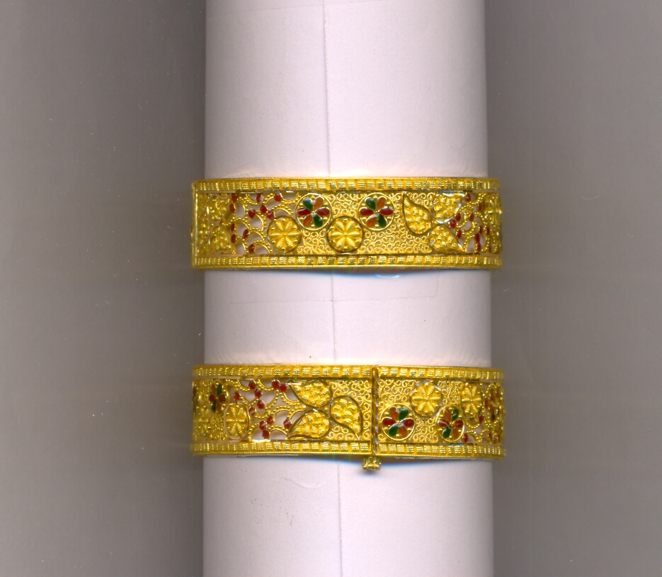 GOLD BANGLE PLAIN FANCY
