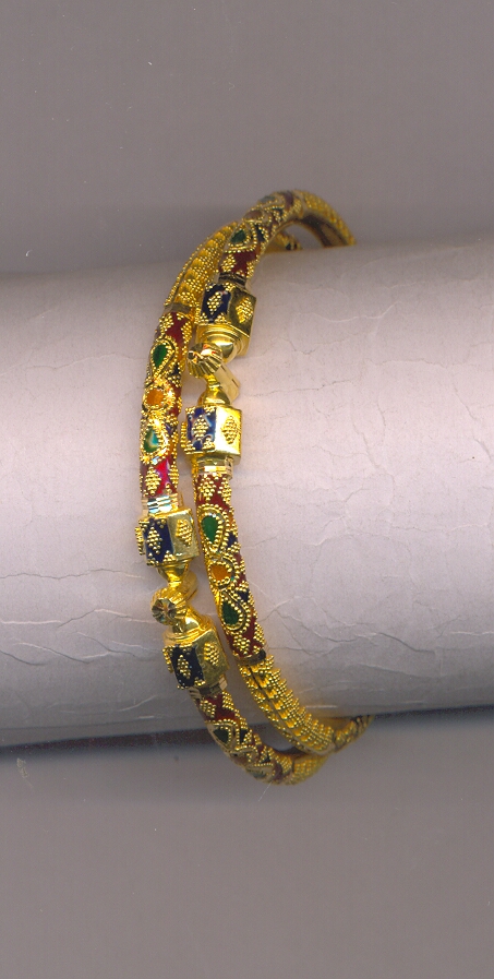 GOLD BANGLE PLAIN FANCY