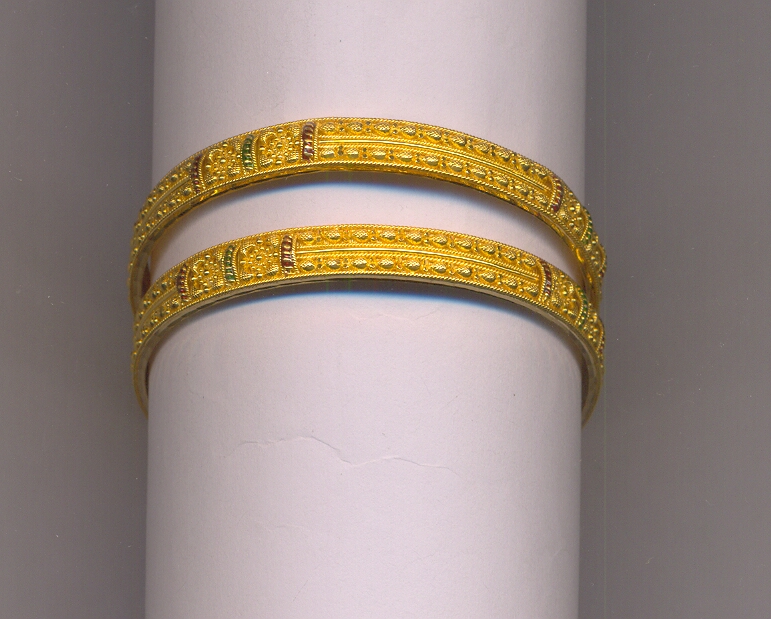 GOLD BANGLE PLAIN FANCY