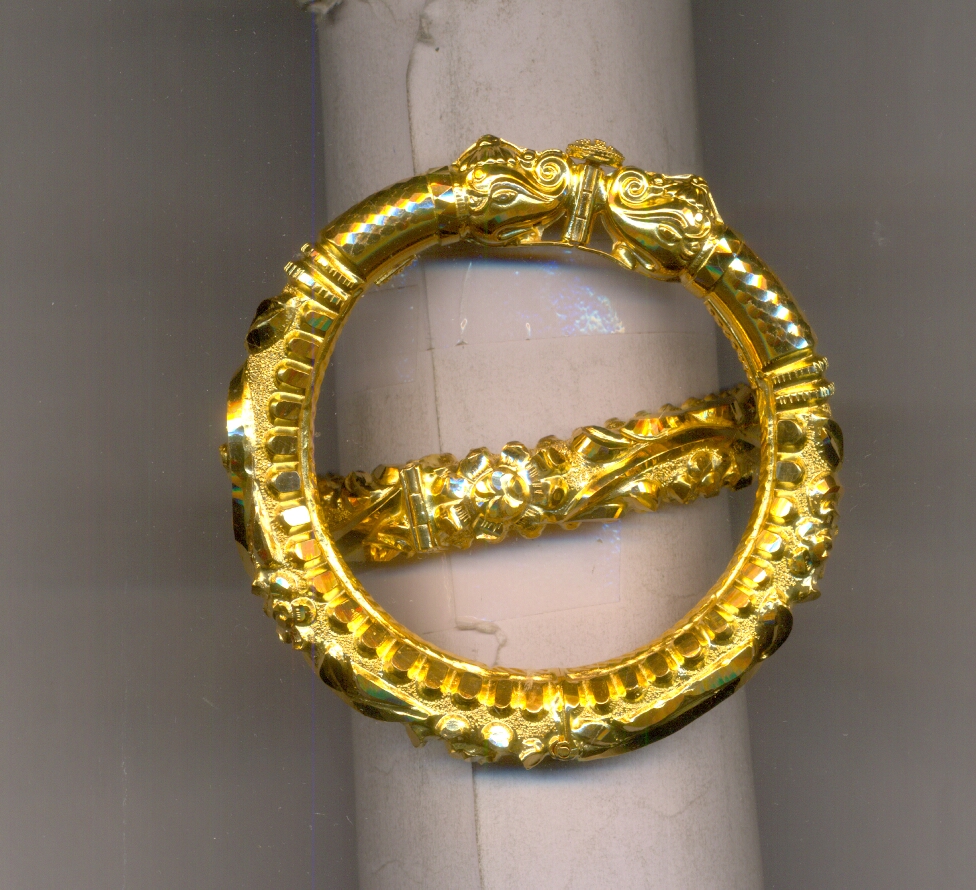 GOLD BANGLE PLAIN FANCY