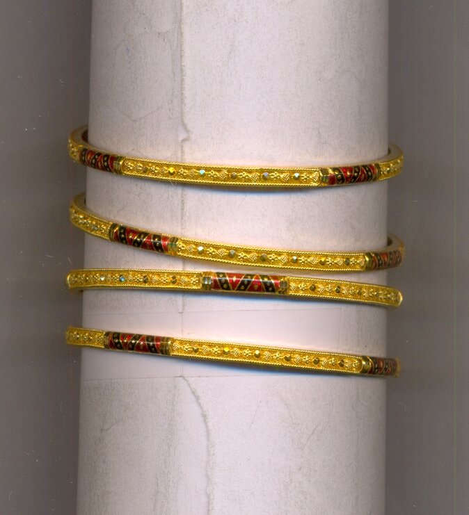 GOLD BANGLE PLAIN FANCY