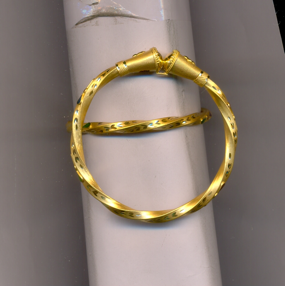 GOLD BANGLE PLAIN FANCY