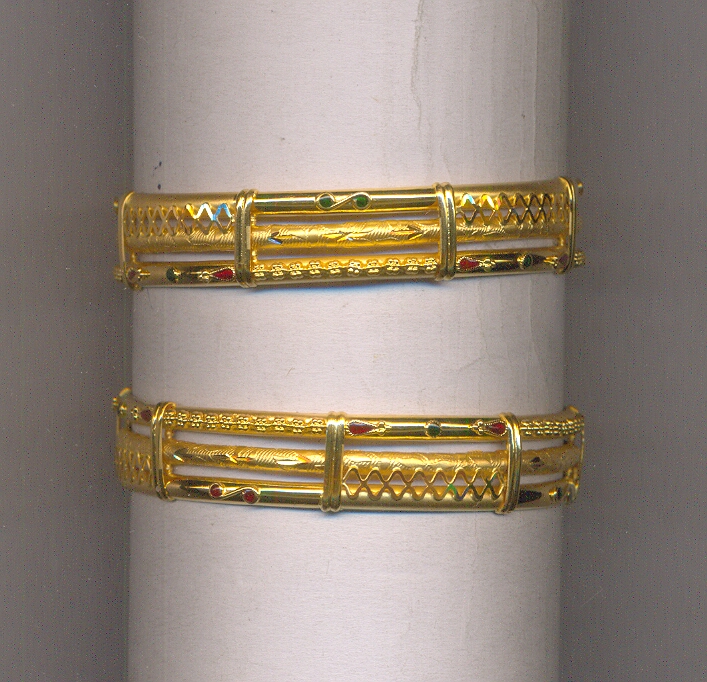 GOLD BANGLE PLAIN FANCY