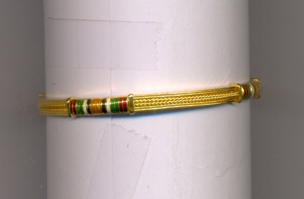 GOLD BANGLE PLAIN FANCY