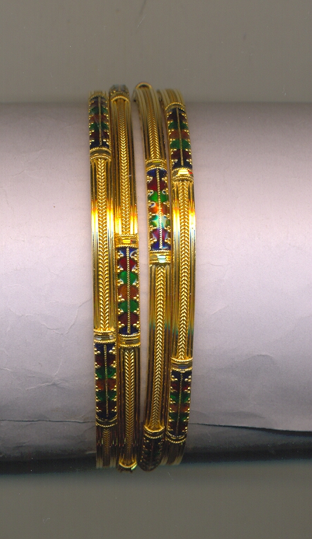 GOLD BANGLE PLAIN FANCY