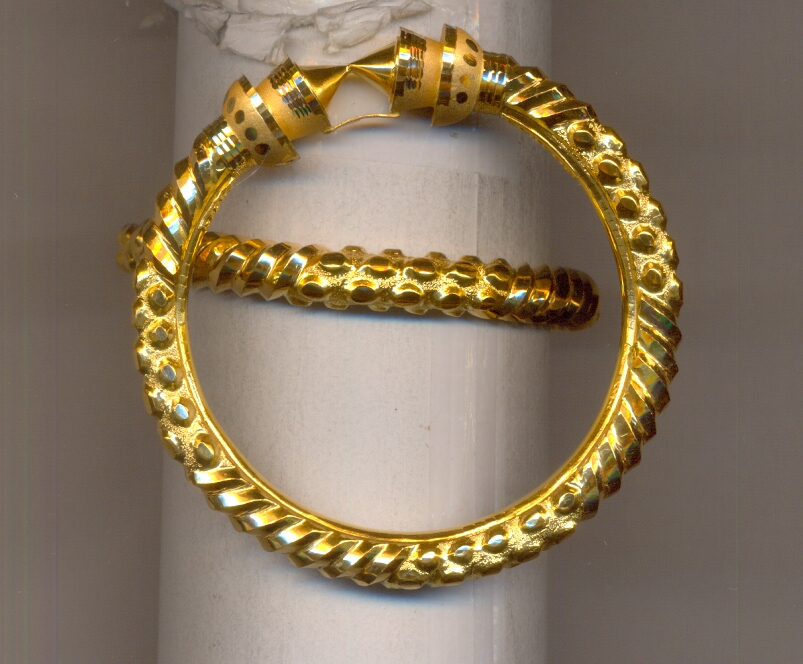 GOLD BANGLE PLAIN FANCY