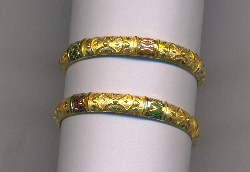 GOLD BANGLE PLAIN FANCY