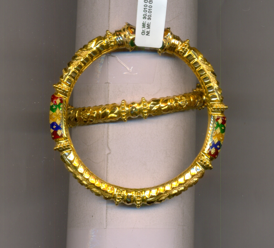 GOLD BANGLE PLAIN FANCY
