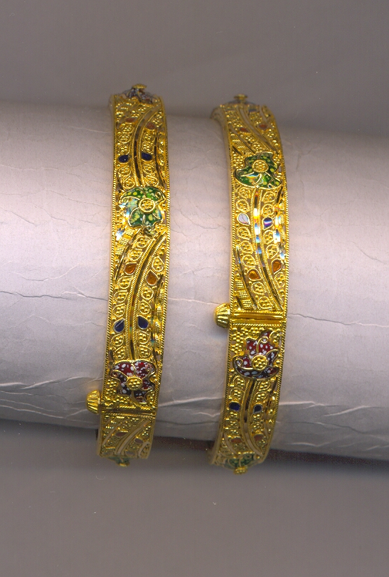 GOLD BANGLE PLAIN FANCY