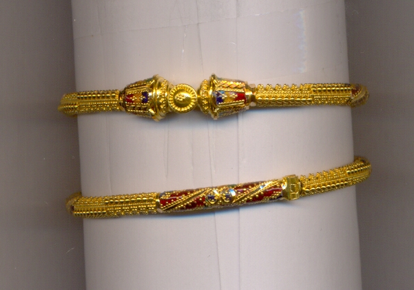 GOLD BANGLE PLAIN FANCY