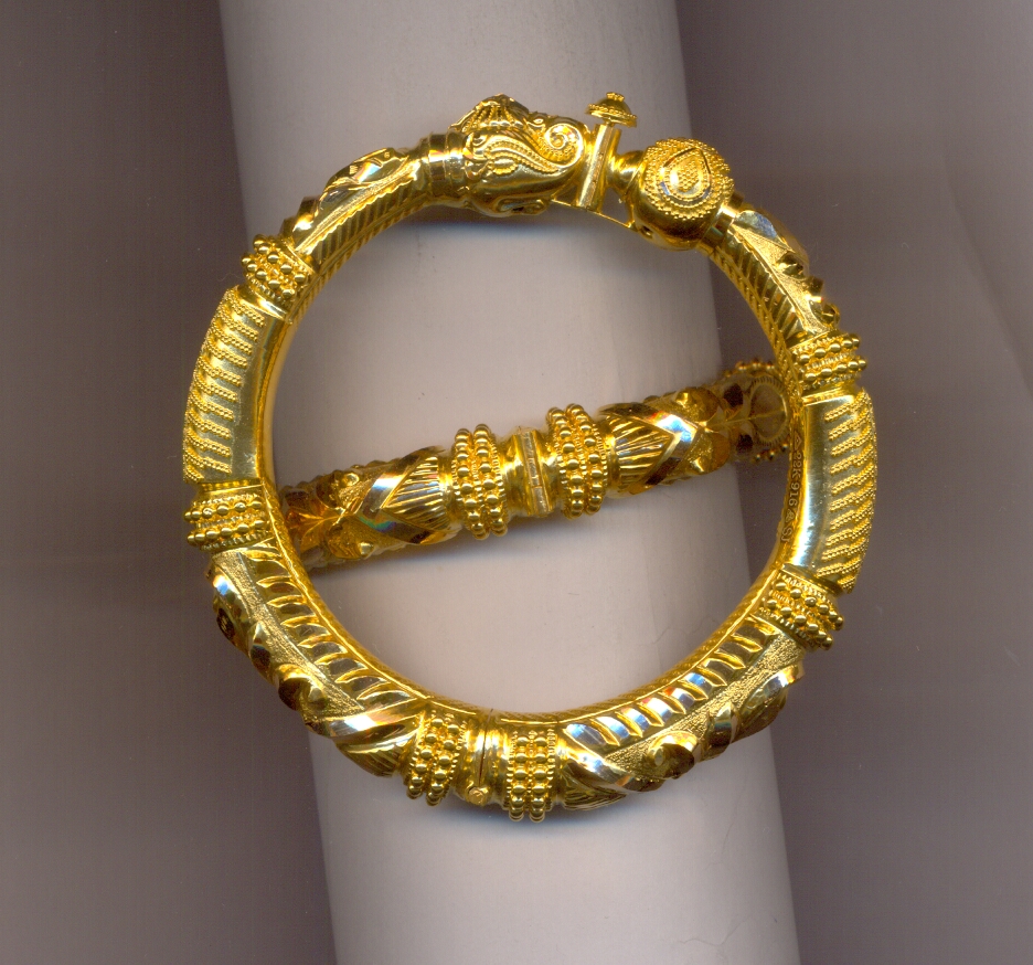 GOLD BANGLE PLAIN FANCY