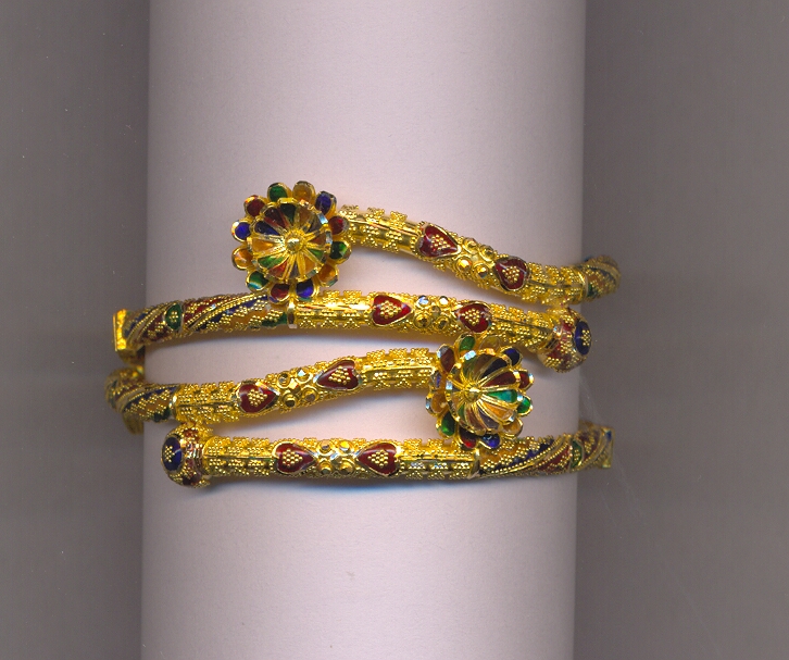 GOLD BANGLE PLAIN FANCY