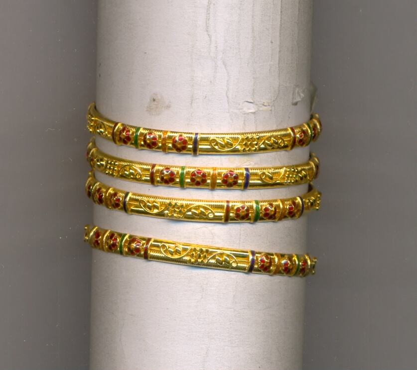 GOLD BANGLE PLAIN FANCY