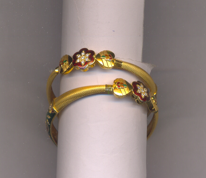 GOLD BANGLE PLAIN FANCY