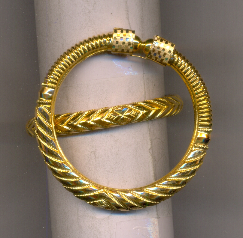 GOLD BANGLE PLAIN FANCY